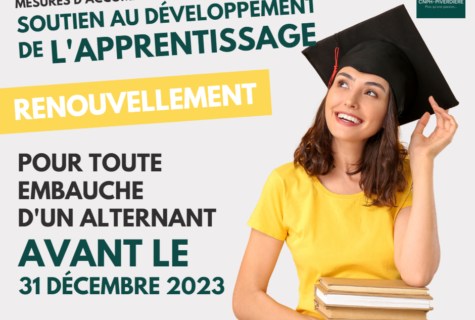 AIDES EXCEPTIONNELLES DE L'ALTERNANCE renouvellement 2023