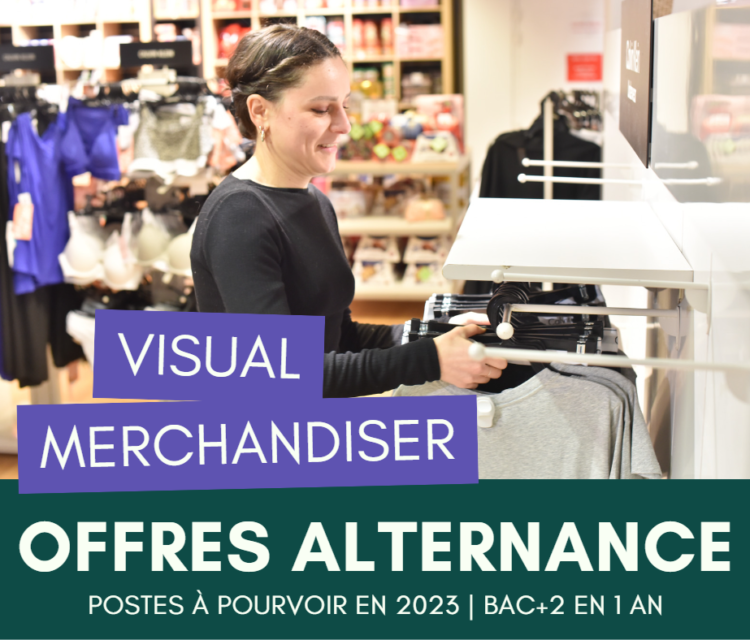 offres emploi alternance visual merchandiser