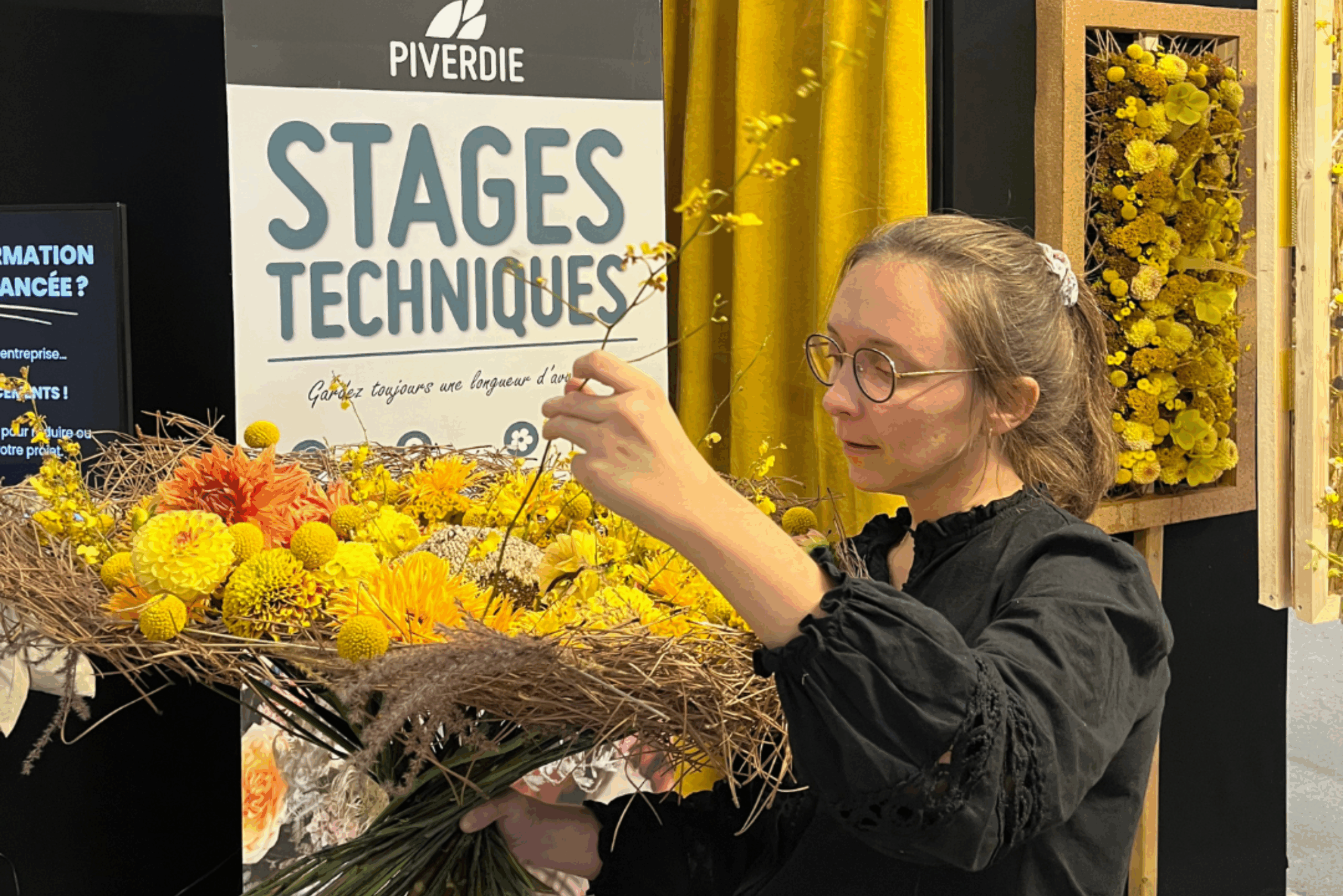 Stand CNPH Piverdière au salon novafleur